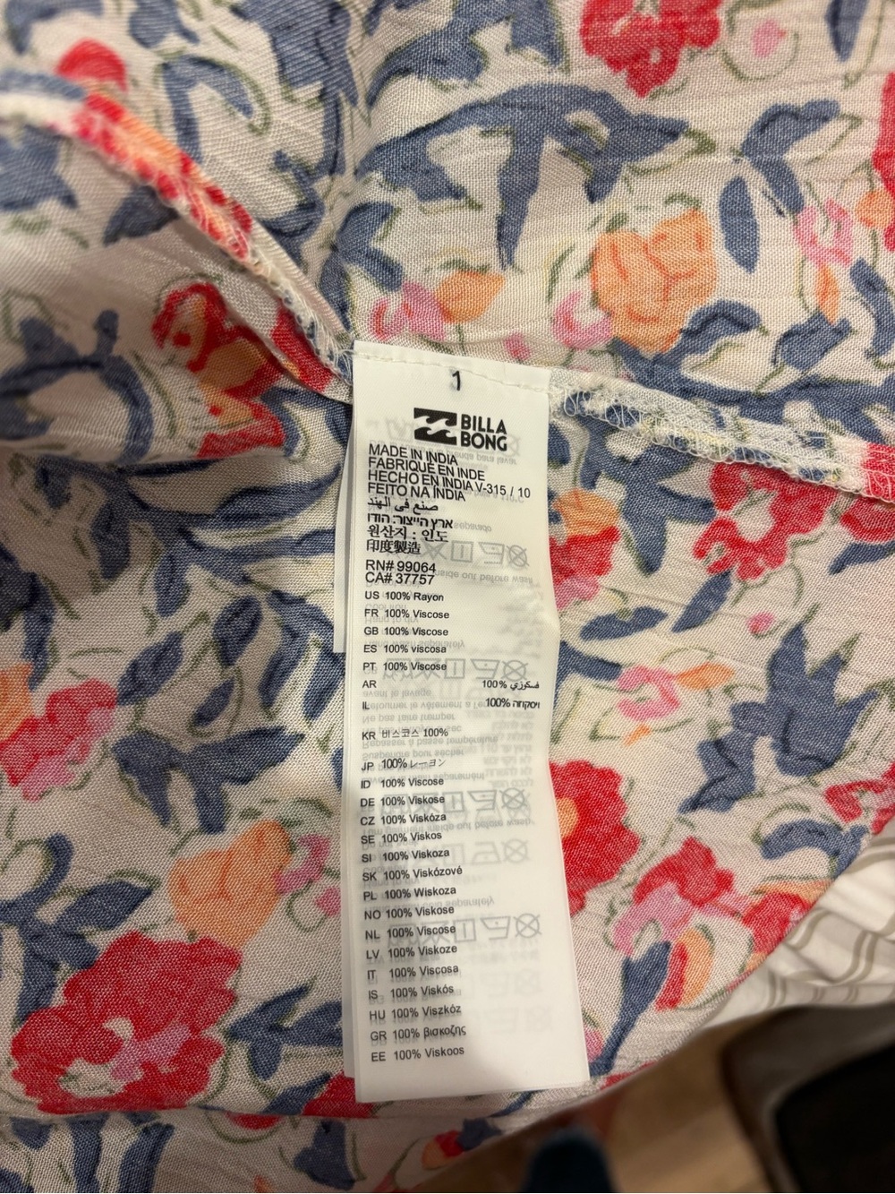 Billabong Button Down Maxi Dress in size Small. Perfect condition, NWOT. - Picture 9 of 9